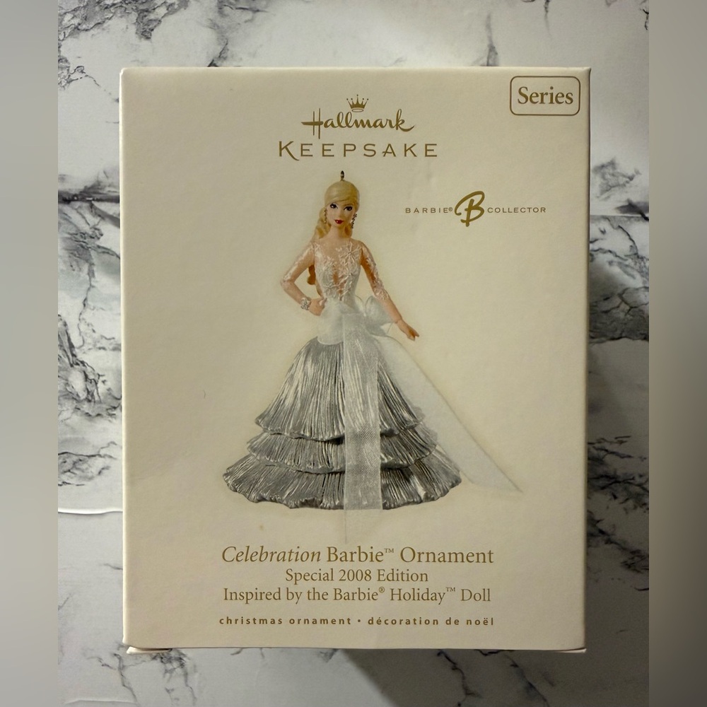 Hallmark Keepsake Ornament Celebration Barbie 2008 Edition
